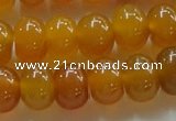 CAG873 13.5 inches rondelle 10*14mm agate gemstone beads