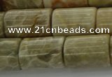 CAG8768 15.5 inches 10*13mm tube chrysanthemum agate beads wholesale