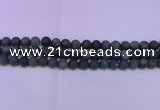 CAG8882 15.5 inches 8mm round matte moss agate beads