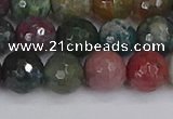 CAG9832 15.5 inches 8mm faceted round Indian agate beads