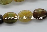 CAJ238 15.5 inches 12*16mm oval Indian aventurine beads