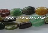 CAJ241 15.5 inches 10*14mm flat drum Indian aventurine beads