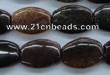 CAJ242 15.5 inches 15*20mm flat drum Indian aventurine beads