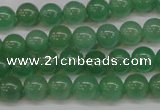 CAJ612 15.5 inches 8mm round AA grade green aventurine beads