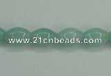 CAM130 15.5 inches 8*12mm rice amazonite gemstone beads wholesale