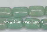 CAM406 15.5 inches 13*18mm rectangle natural russian amazonite beads