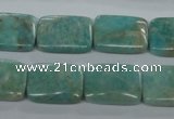 CAM502 15.5 inches 13*18mm rectangle mexican amazonite gemstone beads