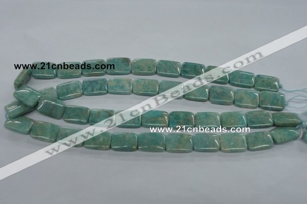 CAM502 15.5 inches 13*18mm rectangle mexican amazonite gemstone beads