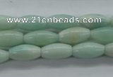 CAM517 15.5 inches 8*16mm rice mexican amazonite gemstone beads