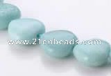 CAM55 heart natural amazonite 14*14mm gemstone beads Wholesale