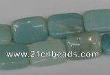 CAM630 15.5 inches 13*18mm rectangle Chinese amazonite gemstone beads