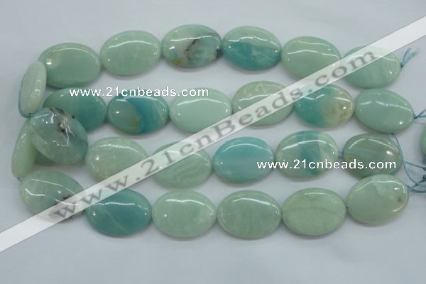 CAM665 15.5 inches 22*30mm oval amazonite gemstone beads
