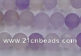 CAN202 15.5 inches 8mm round matte ametrine beads wholesale