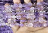 CAN232 15.5 inches 10mm faceted coin ametrine beads wholesale