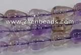 CAN26 15.5 inches 10*14mm teardrop natural ametrine gemstone beads