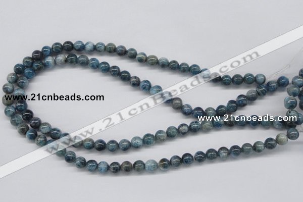 CAP01 16 inches 8mm round apatite gemstone beads wholesale