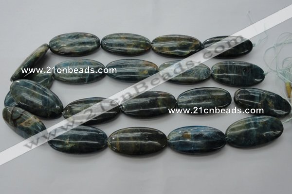 CAP328 15.5 inches 20*40mm oval natural apatite gemstone beads
