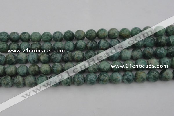 CAP502 15.5 inches 10mm round natual green apatite beads