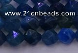 CAP571 15.5 inches 6mm faceted nuggets apatite gemstone beads