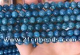 CAP637 15.5 inches 8mm round natural apatite gemstone beads