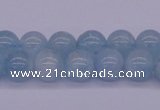 CAQ123 15.5 inches 8mm round AAA grade natural aquamarine beads