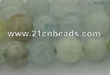 CAQ432 15.5 inches 8mm round natural aquamarine beads wholesale