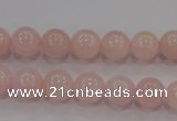 CAQ482 15.5 inches 8mm round natural pink aquamarine beads