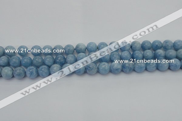 CAQ539 15.5 inches 12mm round AAA grade natural aquamarine beads