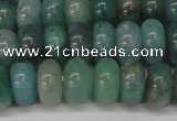 CAQ611 15.5 inches 5*8mm rondelle aquamarine gemstone beads