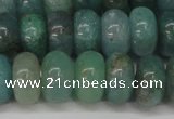 CAQ613 15.5 inches 7*12mm rondelle aquamarine gemstone beads
