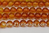 CAR107 15.5 inches 5mm round natural amber beads