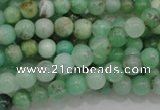 CAU301 15.5 inches 4mm round Australia chrysoprase beads wholesale