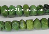 CAU32 15.5 inches 8*12mm nugget australia chrysoprase beads wholesale