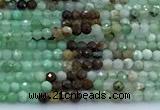 CAU565 15 inches 2mm faceted round Australia chrysoprase beads
