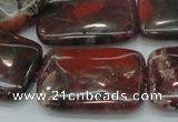 CBD09 15.5 inches 22*30mm rectangle brecciated jasper gemstone beads