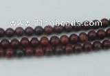 CBD10 15.5 inches 4mm round brecciated jasper gemstone beads