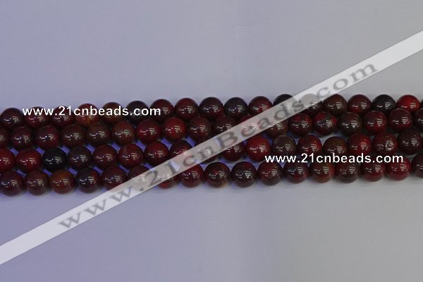 CBD353 15.5 inches 10mm round poppy jasper beads wholesale