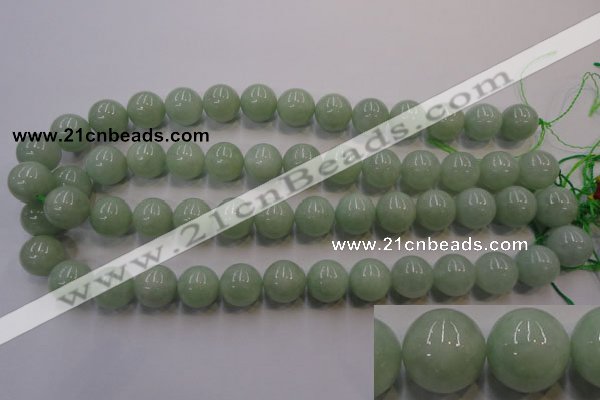 CBJ415 15.5 inches 14mm round natural jade beads wholesale