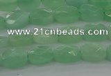 CBJ69 15.5 inches 6*8mm faceted rectangle jade gemstone beads