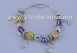 CBP140 alloy European beads & alloy dangles European charm bracelet
