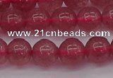 CBQ488 15.5 inches 10mm round strawberry quartz beads wholesale