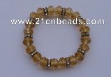 CBR48 5pcs 7 inches imitation Swarovski crystal beads stretchy bracelet