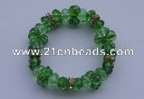 CBR53 5pcs 7 inches imitation Swarovski crystal beads stretchy bracelet