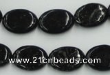 CBT09 16 inches 13*18mm oval natural biotite beads wholesale