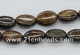 CBZ04 15.5 inches 10*14mm oval bronzite gemstone beads wholesale