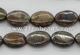 CBZ05 15.5 inches 12*16mm oval bronzite gemstone beads wholesale