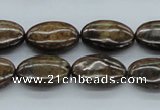CBZ06 15.5 inches 12*18mm oval bronzite gemstone beads wholesale
