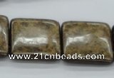 CBZ10 15.5 inches 25*25mm square bronzite gemstone beads wholesale