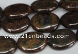 CBZ220 15.5 inches 15*20mm oval bronzite gemstone beads