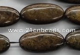 CBZ308 15.5 inches 15*30mm oval bronzite gemstone beads wholesale